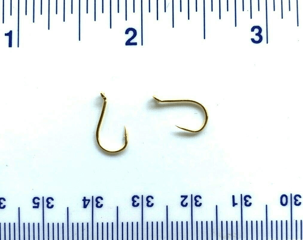 Gerry's Tackle 2X Gold Salmon Egg Hooks Size 10